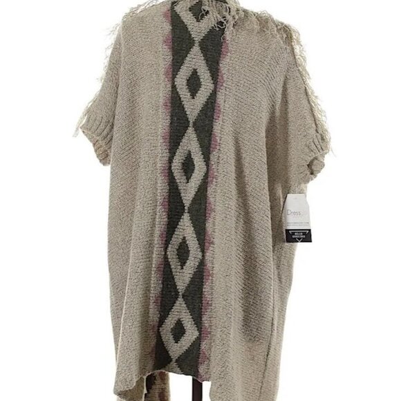 NWT Boho Vici Dolls Long Open Front Cardigan - Picture 2 of 2